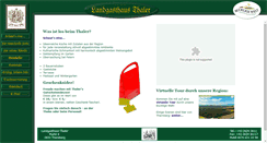 Desktop Screenshot of landgasthausthaler.at