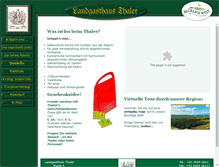 Tablet Screenshot of landgasthausthaler.at